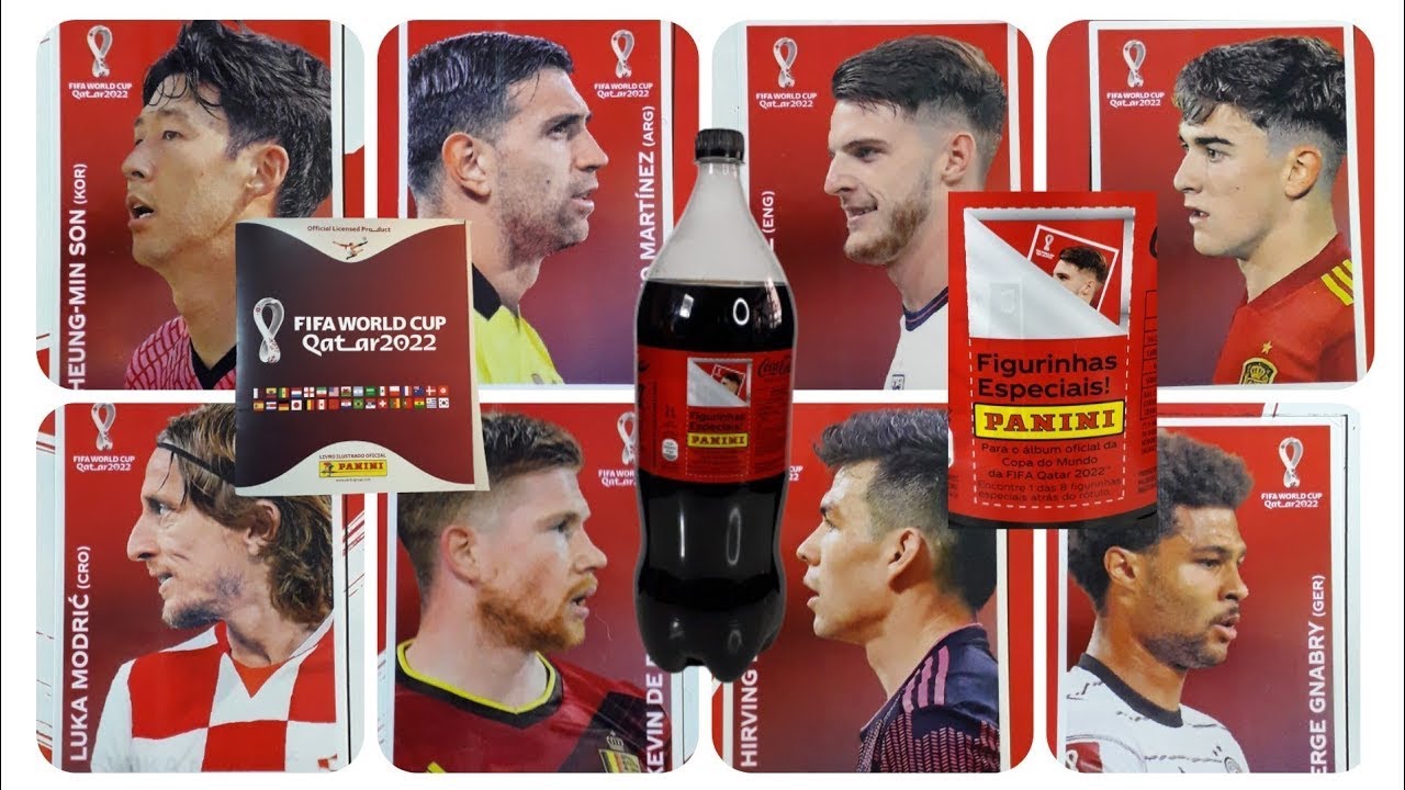 COMPLETEI A PÁGINA DA COCA COLA DO ÁLBUM DA COPA 2022! - YouTube