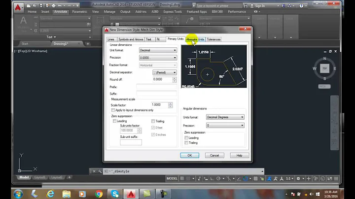 AutoCAD I  16-04 Creating New Dimension Styles