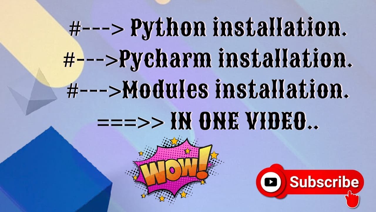 How to Install Python || Python Installation || How to Install Pycharm ...