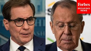 John Kirby Issues Message To Lavrov & Russia Following Claim That F16s ‘Accommodate’ Nuclear Weapons