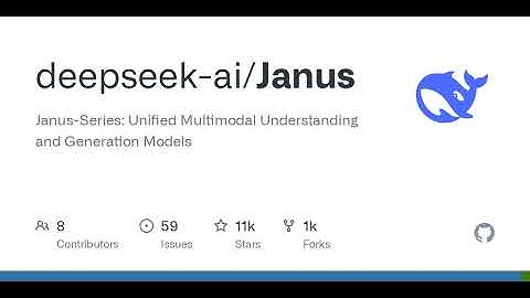 GitHub - deepseek-ai/Janus: Janus-Series: Unified Multimodal Understanding and Generation Models