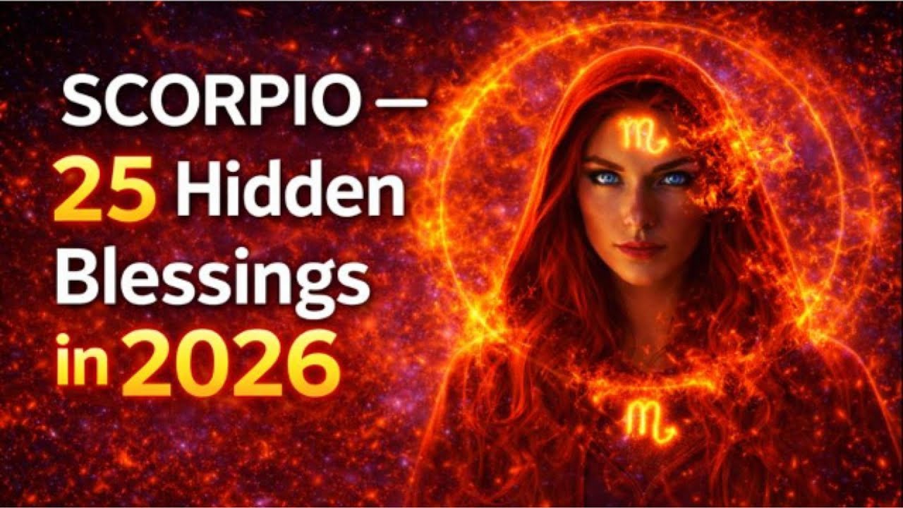 SCORPIO — 25 Hidden Blessings You’ll Discover in Yourself in 2026”