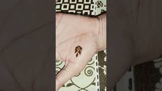 🌿🌿 Simple leaves mehndi design #youtube shorts #short video