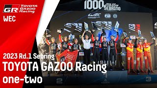 2023 WEC Sebring: TOYOTA GAZOO Racing one-two