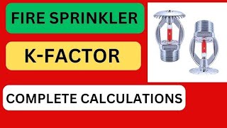Sprinkler K-Factor 🔥💧..#FireProtection #SprinklerSystems #KFactor