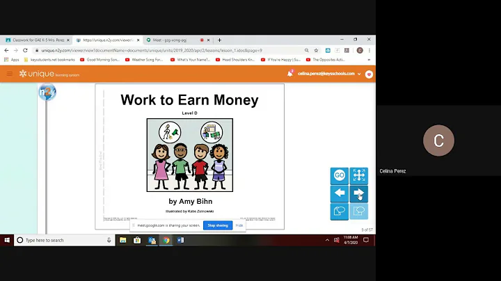 Work to Earn Money By: Amy Bihn Week 3