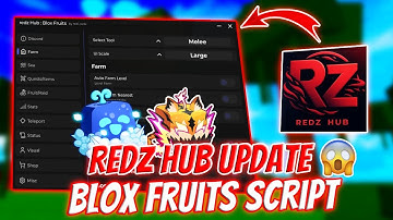 Blox Fruits Script REDZ HUB Update – Auto Farm, Sea Event, Mastery, Race V4 & More (No Key)
