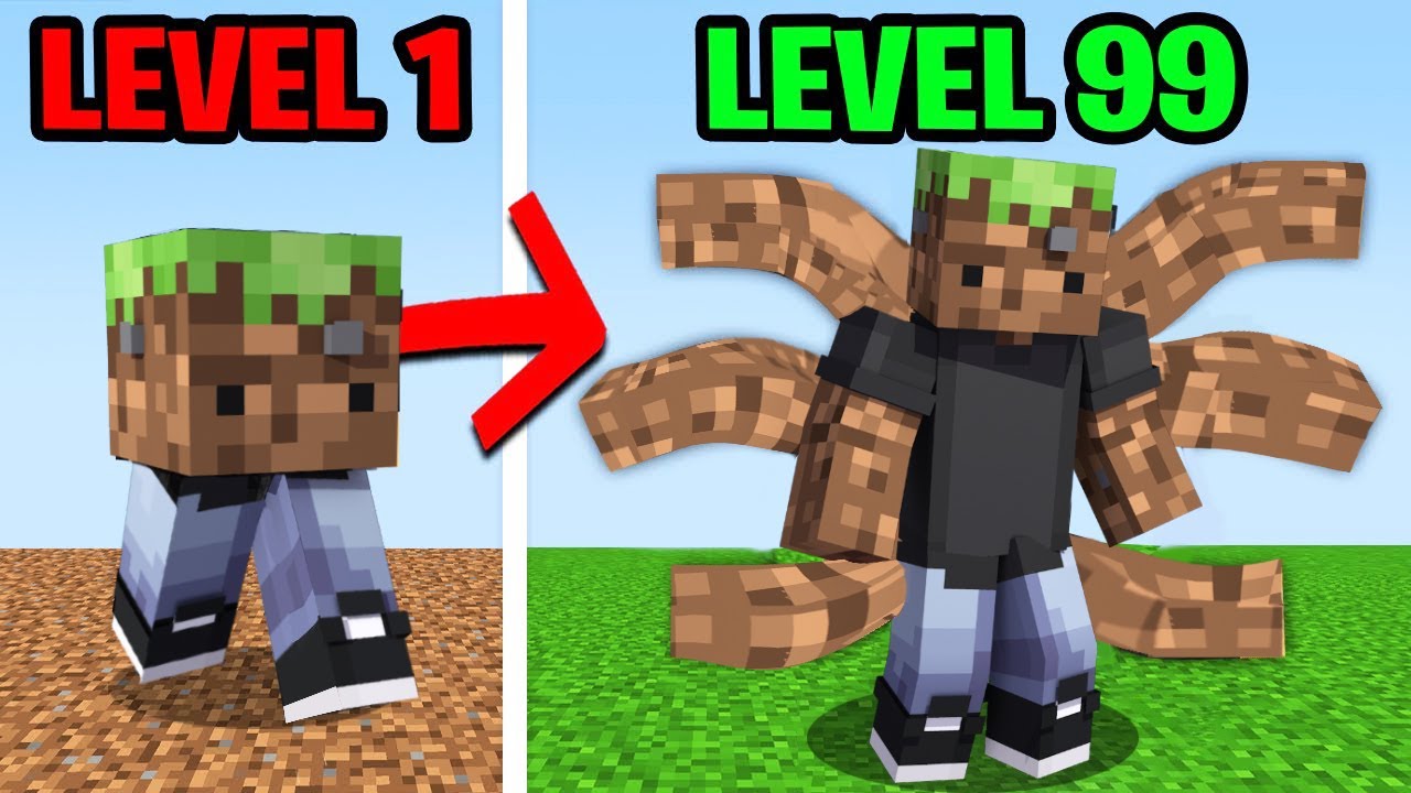 Minecraft ama VÜCUT PARÇALARIMI GELİŞTİREBİLİYORUM