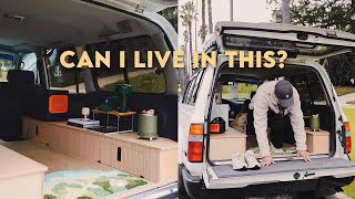 Turning my SUV into a Studio Apartment | Tiny Home