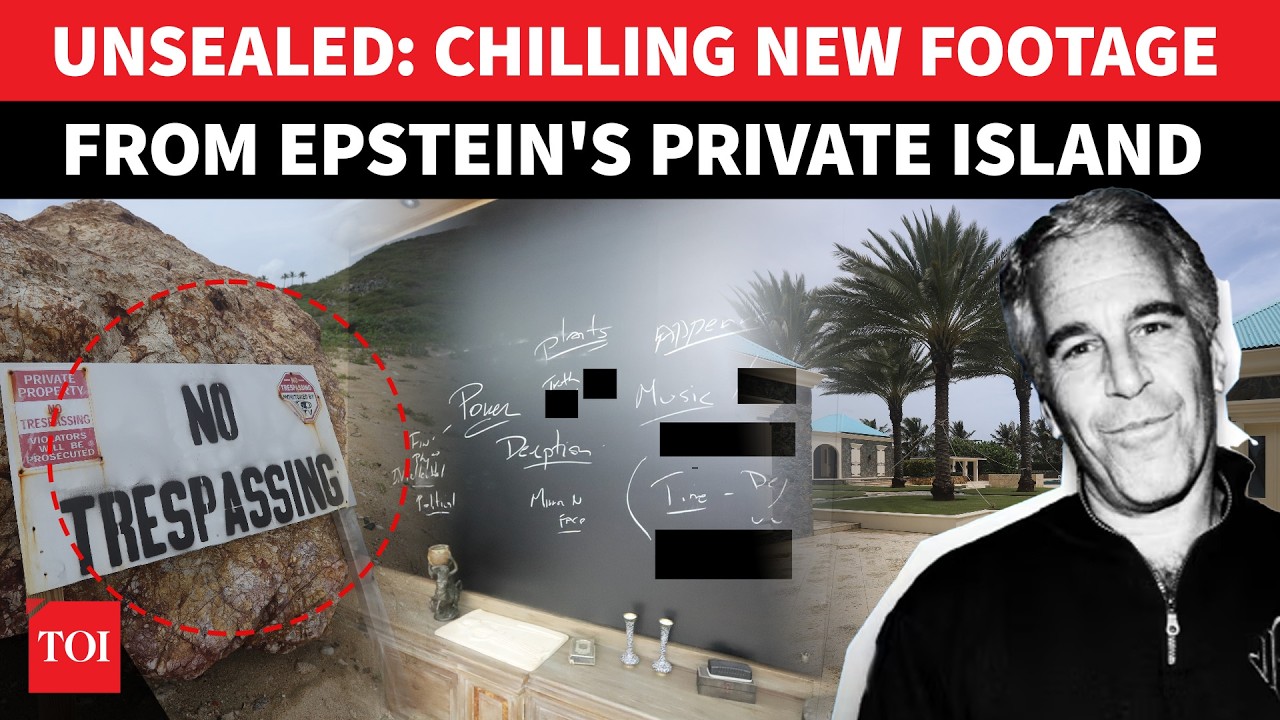 UNSEEN Epstein Island Videos Out For First Time; Chilling Inside View Of Bedrooms, Dental Chair ETC.