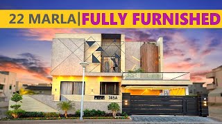 Luxury | FULLY FURNISHED | 1.1 KANAL Modern House with SWIMMING Pool For Sale Bahria Town ISLAMABAD