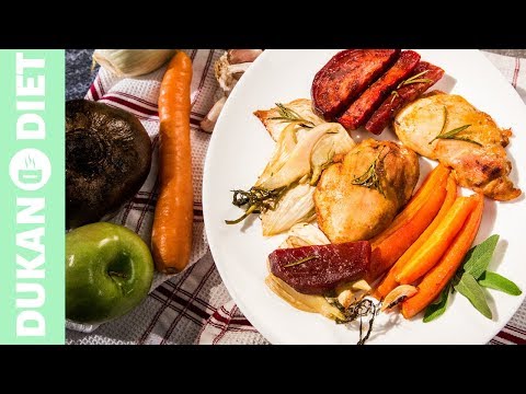 One-Pan Beetroot and Carrot Roasted Chicken Thighs