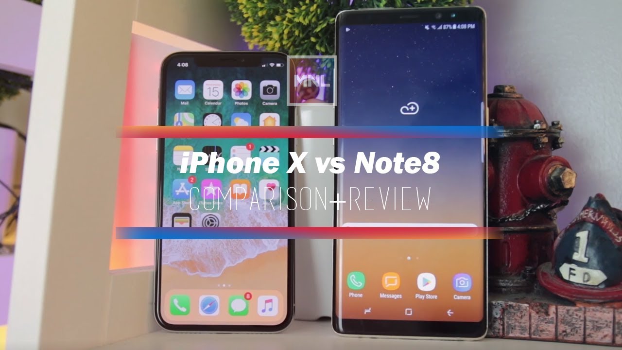 iPhone X vs Samsung Galaxy Note 8 Comparison + Review