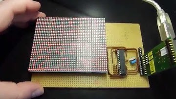 Atmega328 Led Matrix (40*32) 1280LEDs Bascom 74hc595