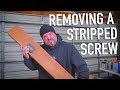 Tutorial: How To Remove A Stripped Screw || Dr Decks