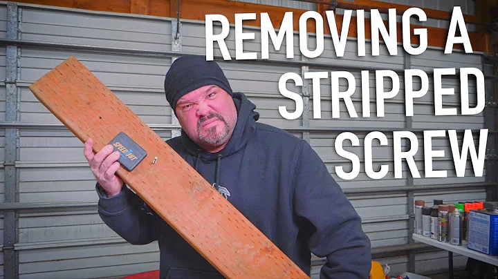 Master the Art of Removing Stripped Screws with These Proven Techniques!