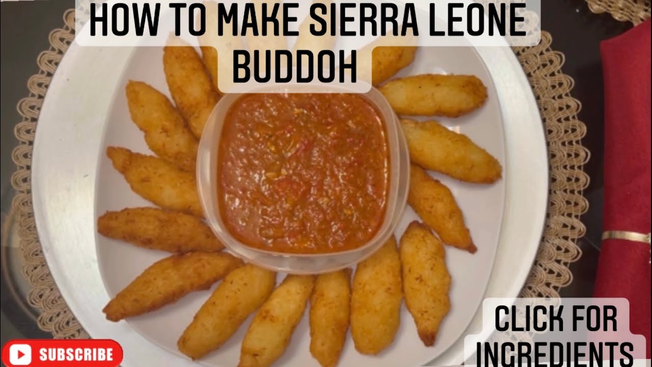 How To Make Sierra Leone Buddoh | Fried Cassava Cake | Salone Food | Grated Cassava