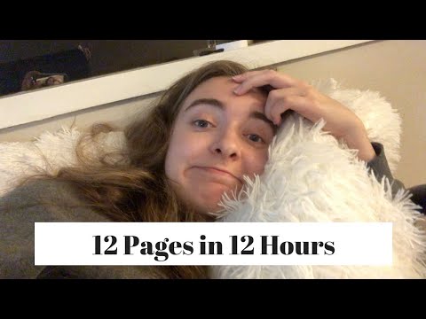 Writing a 12 Page Paper in 12 Hours // Writing Vlog and Existential Crisis