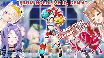Introducing the "New" Holo ID Member, Hakos Baelz !! 😂😂 | Risu Moona Iofi Ollie Baelz | Hololive