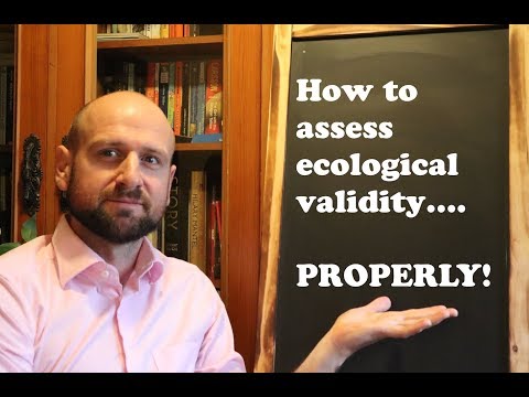 Vídeo: Per què és important la validesa ecològica en psicologia?
