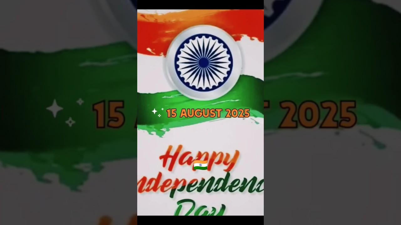 Happy independence day status 🇮🇳 #2025 #independenceday #video #shorts #new #whatsappstatus #status