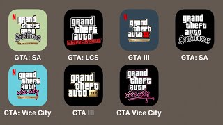 Gta San Andreas Definitive,Gta Liberty City Stories,Gta Iii The Definitive Edition,Gta Vice City
