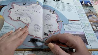 ASMR ~ Birds Around the World! ~ Animal Atlas ~ Soft Spoken Map Pointing Tracing screenshot 1