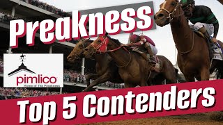 2024 PREAKNESS STAKES TOP 5 CONTENDERS | PIMLICO RACE COURSE 5.18.2024
