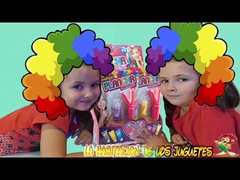 PELUQUERIA ....PLANCHA PARA EL PELO DE COLORES