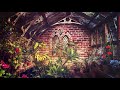Ambience/ASMR: Victorian Greenhouse in Rain (19th Century Glasshouse/Conservatory), 4 Hours