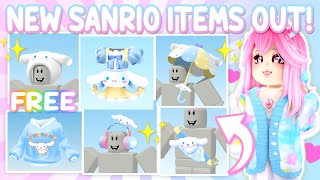 NEW FREE SANRIO ITEMS IN ROBLOX!! 😍🤚✨ in 2023