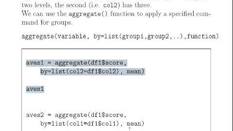 Coursera R Programming Week 2 Quiz Video 2