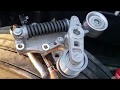 How to replace Freightliner Cascadia Belt tensioner and serpentine belts DD15 DD13