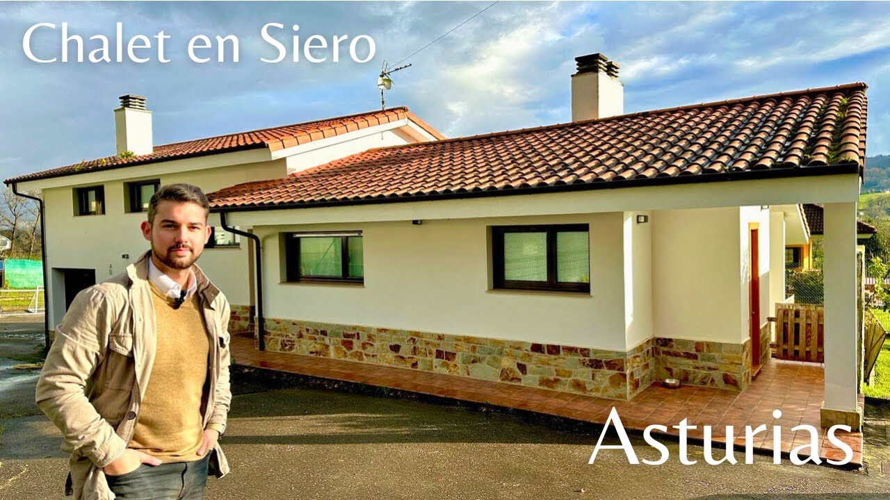 CHALET EN VENTA EN SIERO, ASTURIAS  TIENE 5 DORMITORIOS, TERRENO Y GARAJE  *490.000€*
