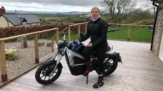 Day one of riding the electric motorcycle Horwin CR6