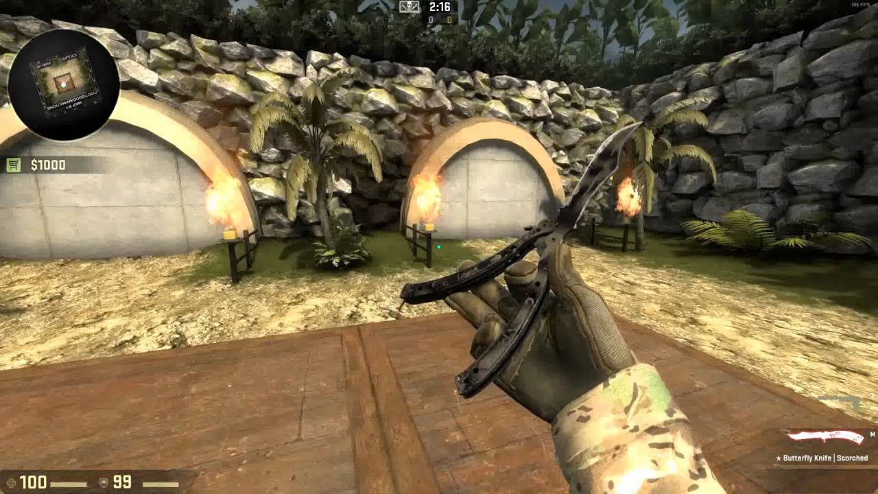 CSGO Butterfly Knife Scorched (Field Tested) YouTube