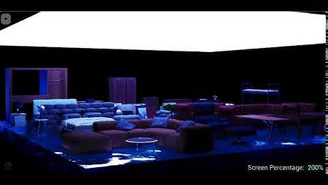 Unreal Engine 4.24.1 + Screen-Space Global illumination test series 4/100