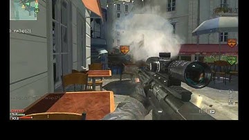 MW3 Multiplayer Gameplay: AS50 Sniping on Resistance (Modern Warfare 3)