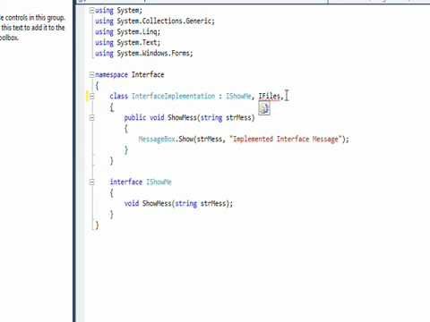 C# Edge 10 -  C# Interface