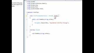 C# Edge 10 -  C# Interface