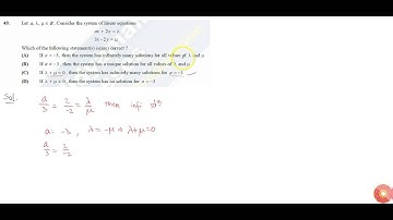IIT JEE ADVANCED 2016 - MATH PAPER 2 - (CODE 6) - QUESTION No. 49