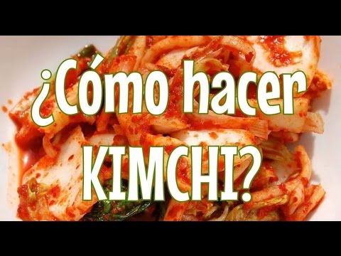 Receta Kimchi Comida Coreana Dtec Youtube