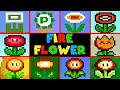 Evolution of FIRE FLOWER in Super Mario Bros 4K