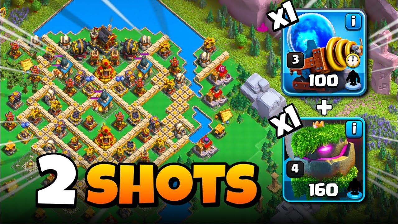 Easy 2 shot Barbarian camp down |  COC raid attack strategy