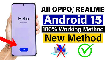 ANDROID 14/15 - All OPPO/ REALME : Google/ FRP Bypass  (Share Option Not Working) - Without PC