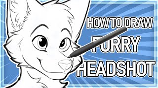 How to Draw: Furry Headshot screenshot 1