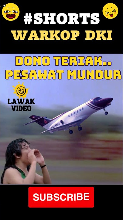 #shorts WARKOP DKI DONO TERIAK...PESAWAT MUNDUR FILM DONO LUCU #warkopdki #filmdonolucu