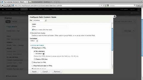 59. How to set the label, wrap HTML and set default text for a field in a view (a Drupal how-to)