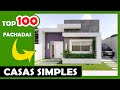 Top 100 fachadas de casas simples e bonitas   baratas 