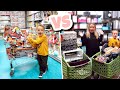 NO BUDGET SHOPPING CHALLENGE!! Adult VS Child!!